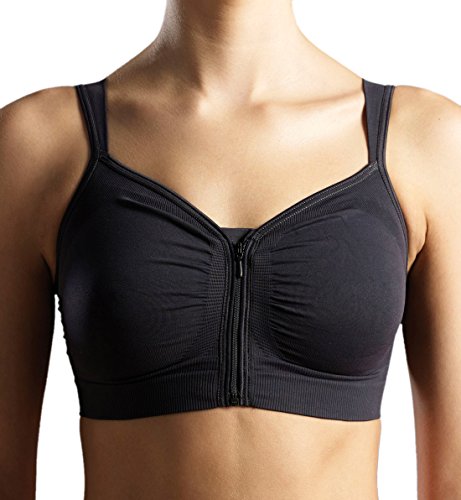 Carefix Microfiber Zipper Bra (Black or White)