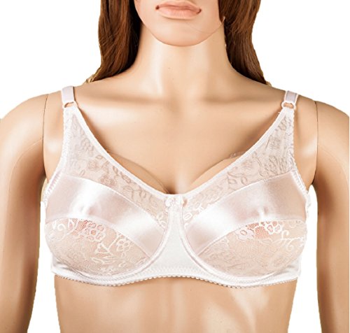 Feminine Bra With Silicone Breast Forms By Misby Black Bra