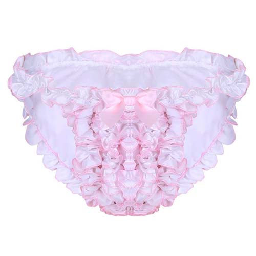 Sissy Frilly Ruffled Crossdress Bloomers Men's Maid Panties (Various Sizes  – 3 Colors)
