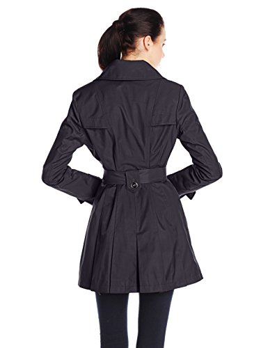 Women’s Single Breasted Belted Trench Coat with Hood | Crossdress Boutique