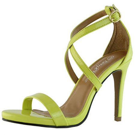 High Heel Sandal Cross Strap Crossdresser Platform Pump Party Shoes (12 ...