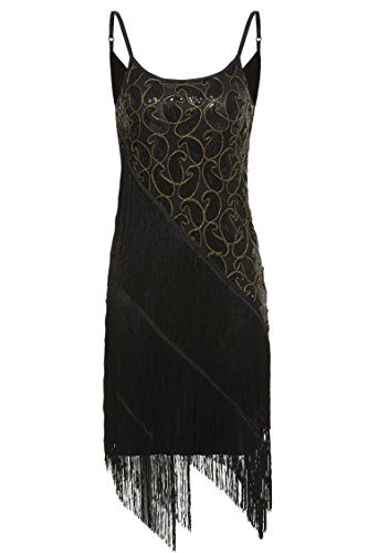 Strappy Short Fringed Lace Evening Club Dress (Various Colors + 3 ...